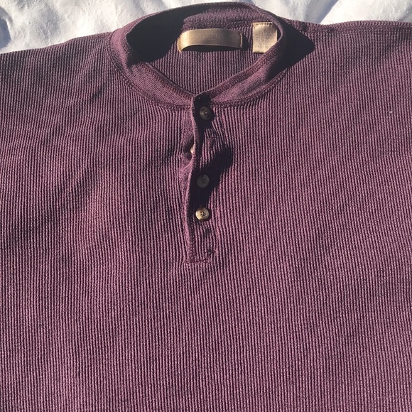 Cotton blend long sleeve XXL V-Neck with buttons by Imprints - Picture 6 of 13